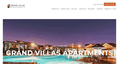 Desktop Screenshot of grandvillasapt.com